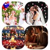 ValueBargain Pink Rose Petals, 200Pcs Artificial Fake Rose Petals for