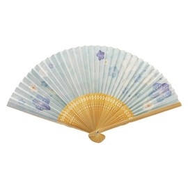 谷口松雄堂 [わがみ小路] 扇子 和柄扇子 雪消梅（ゆきとけうめ） 軽やかで控えめな普段使いしやすい扇子