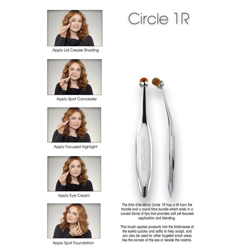 Artis Elite Circle Brush 1R - Precision Makeup Brush with