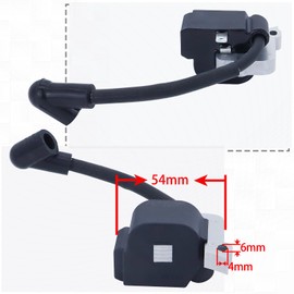 4229-400-1300 Ignition Coil Fits for Stihl BG45 BG46 BG55 BG65 BG85 BR45 SH55 SH85 Chainsaw Handheld Leaf Fan Blower Replaces for 4229 400 1300 42294001300 Ignition Module with Spark Plug