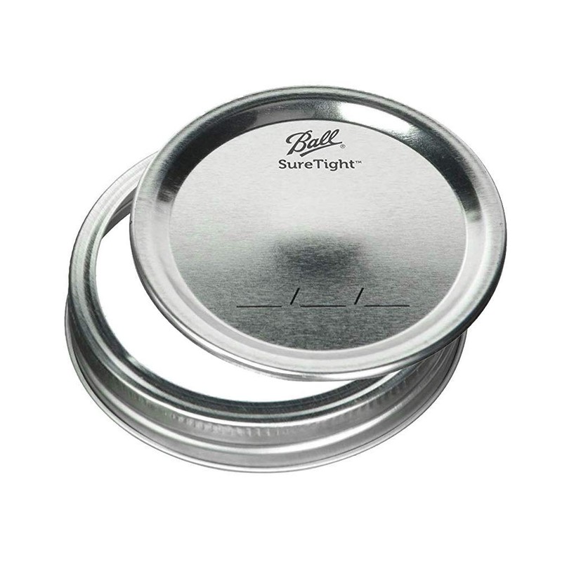 Ball Wide Mouth Pint Mason Jars with Lids & Bands