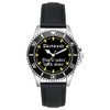 KIESENBERG Dortmund L-2208 Men's Watch Analogue Quartz Leather Strap Gift