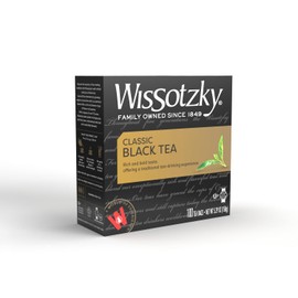 Wissotzky Classic Black Tea (2 Pack - 200 Tea Bags) | Smooth & Full Bodied Tea | Antioxidant Rich | Rich Flavor Black Tea Bags
