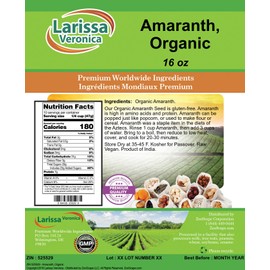 Amaranth, Organic (16 oz, ZIN: 525529) - 2 Pack