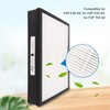 2Pcs Air Purifier Filter Set Practical High Efficiency Particulate Air