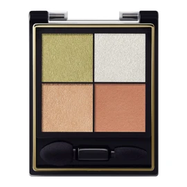 Excel Real Close Eyeshadow CX04 (Drop Shoulder) Nuance Color Eyeshadow Palette, 4-Color, 3 Textures (Glossy, Glitter, Matte)