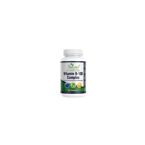 Natural Vitamins Vitamin B-100 Complex, 30 Tabs