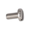 Flat head screw slotted, in stainless steel M8x16 - DIN85