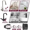 DINGFENG Sink Organiser, Kitchen Sink Organiser, Additional Reinforcement Sink Organiser,