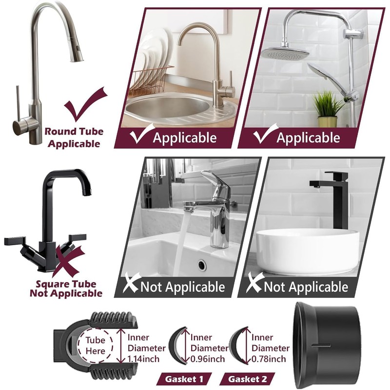 DINGFENG Sink Organiser, Kitchen Sink Organiser, Additional Reinforcement Sink Organiser,