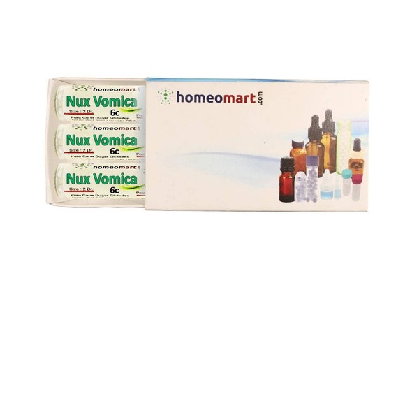 homeomart.com Nux Vomica Homeopathy Pellets (Pills) in CM Potency, Pack