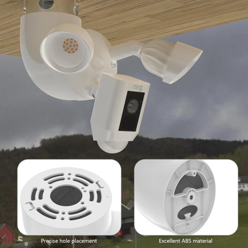 Okemeeo Eave Mount for Ring Floodlight Cam Wired Plus/Pro, Smart