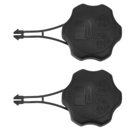 2pcs Fuel Cap 594061, Efficient Fuel Locking Gas Cap Fit for Lawn Mower Briggs and Stratton WTether 675Exi, 725Exi Series, Engine Lawn Mower with Tether Fuel Cover
