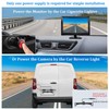 Kairiyard License Plate Backup Camera with 5in Monitor, 170 Degree