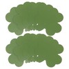 KONTONTY 1set Leaf Shaped Paper Cutouts for DIY Crafting Shamrock