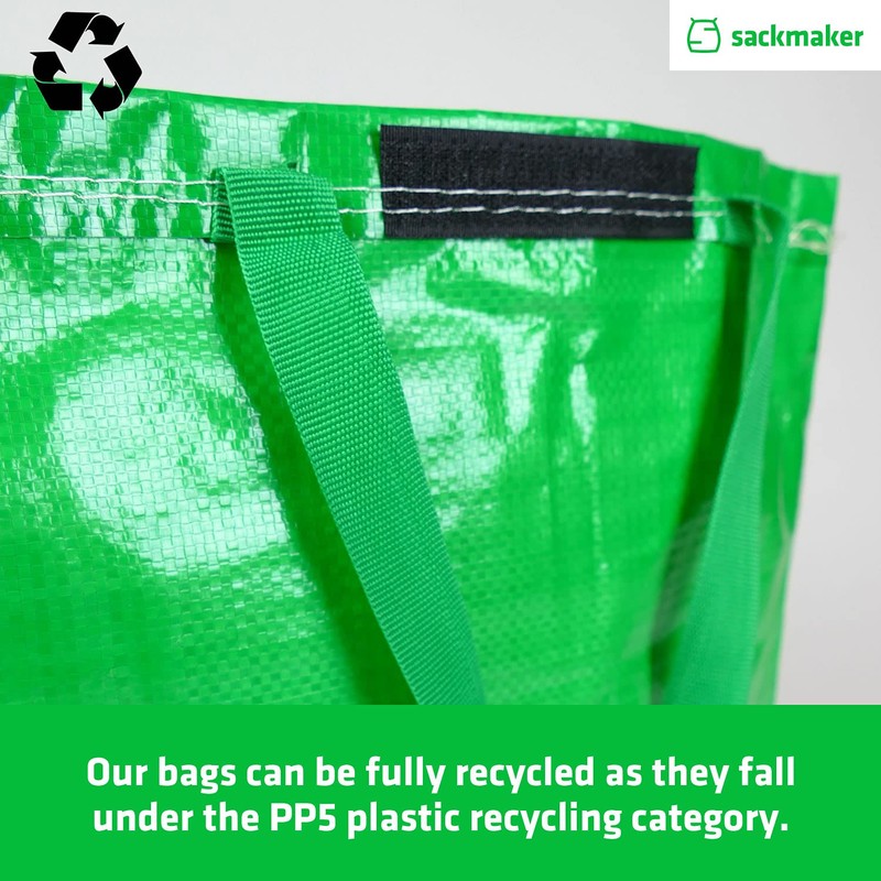 47 Litre Recycling Bag with Top Flap and Handles -