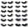 Mink Eye Lashes Fluffy Russian Full Strip Lashes Natural Look