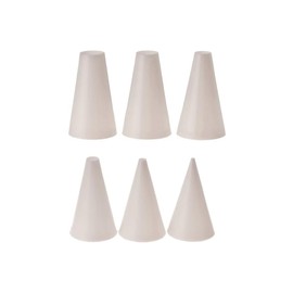 Appetito Plain Plastic Piping Nozzles Set 6 - White