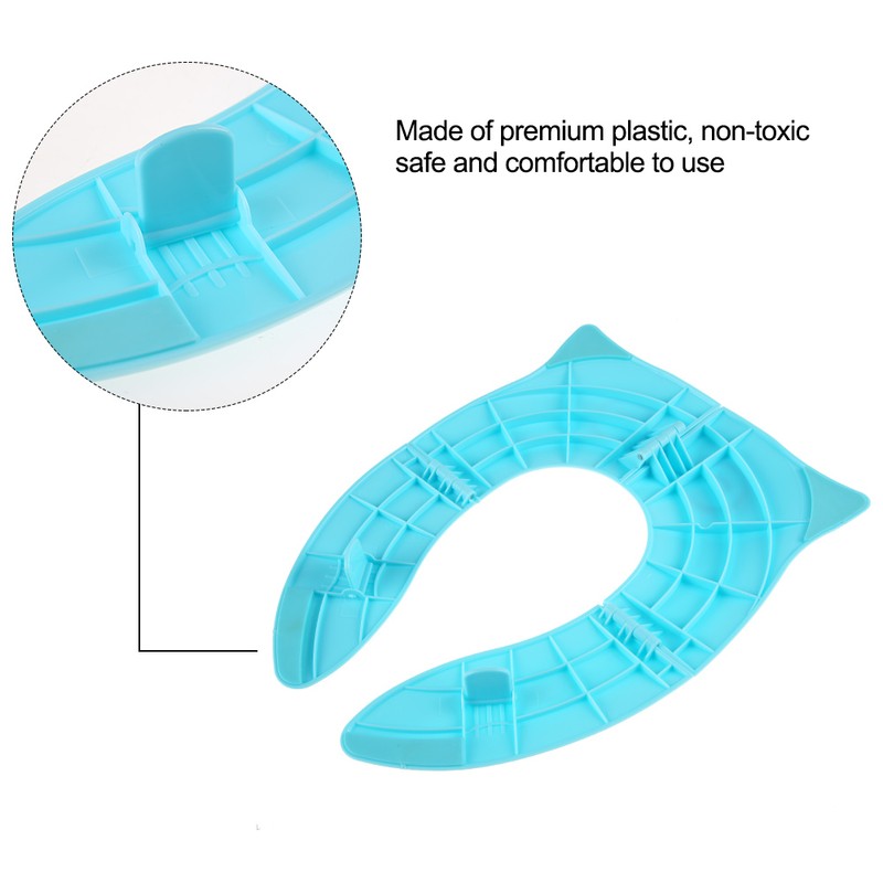 Kids Folding Potty Seat Pad Portable Travel Baby Toddler Toilet