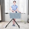 Duwee 12"x36" Ironing Board with Heat Resistant Cover and Thicken