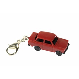 DDR Trabi Trabant Moon Pendant Charm Mini Bling Square Elan Car Bed Sack Red