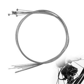 pawpoem 10 PCS Universal Inner Bike Brake Cable, 1.8m Bicycle Brake Inner Wire Cable, Stainless Steel Inner Brake Wire for MTB, Road Bike, Mountain Bicycle, Cycling Brake Cable Replacement