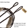 TACHYON ARCHERY Flemish Bowstring Pre-Attached 1 Pair Beaver Fur Bow