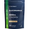 Glucomannan Capsules 4000mg | Konjac Root | Glucomannan Complex with