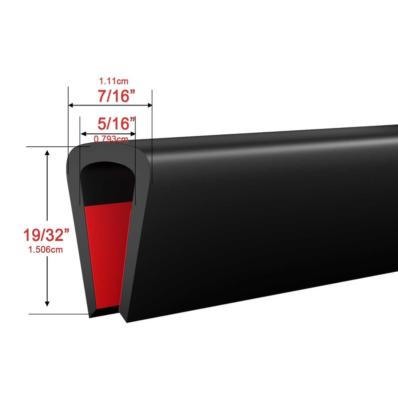 Silicone Edge Trim Self-Adhesive U Channel Silicone Edge Trim Edge