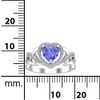 Belinda Jewelz - Anillo de plata de ley 925 con