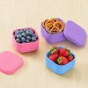 Omie OmieBox Silicone Leakproof Snack Containers To Go, Food Storage