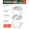 Perfect Fit for Big Green Egg 5-Piece Upgraded Replacement Kit
