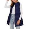 ELFJOY Long Puffer Vest Women Winter Ultra Light Long Down