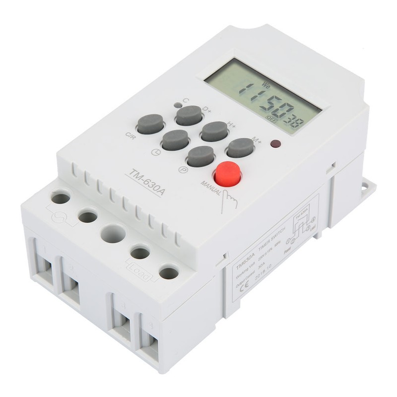 TM630A AC220V Mini LCD Digital Microcomputer Control Power Timer Switch(AC220V)