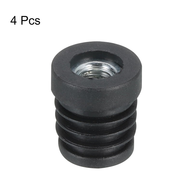 Sourcing Map 4-Piece Inserts for Tubes with M8 Thread, for