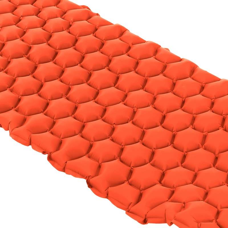 Camping Sleeping Pad Mat Foot Press Inflatable Cushion Mattress for