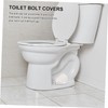 DOITOOL Adorable Bear Patterned Toilet Bolt Caps Easy to Fit