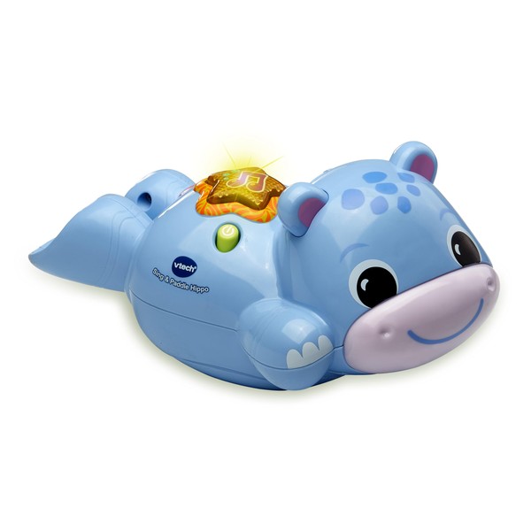 VTech Sing and Paddle Hippo, Swimming Hippo Bath Toy, Interactive