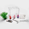 Oltraman Small Betta Fish Tank, Aquarium Tank Kit with LED