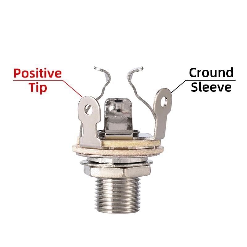 Ulfsaar Full-contact Output Jack for Guitar/Bass, with Mounting Hardware