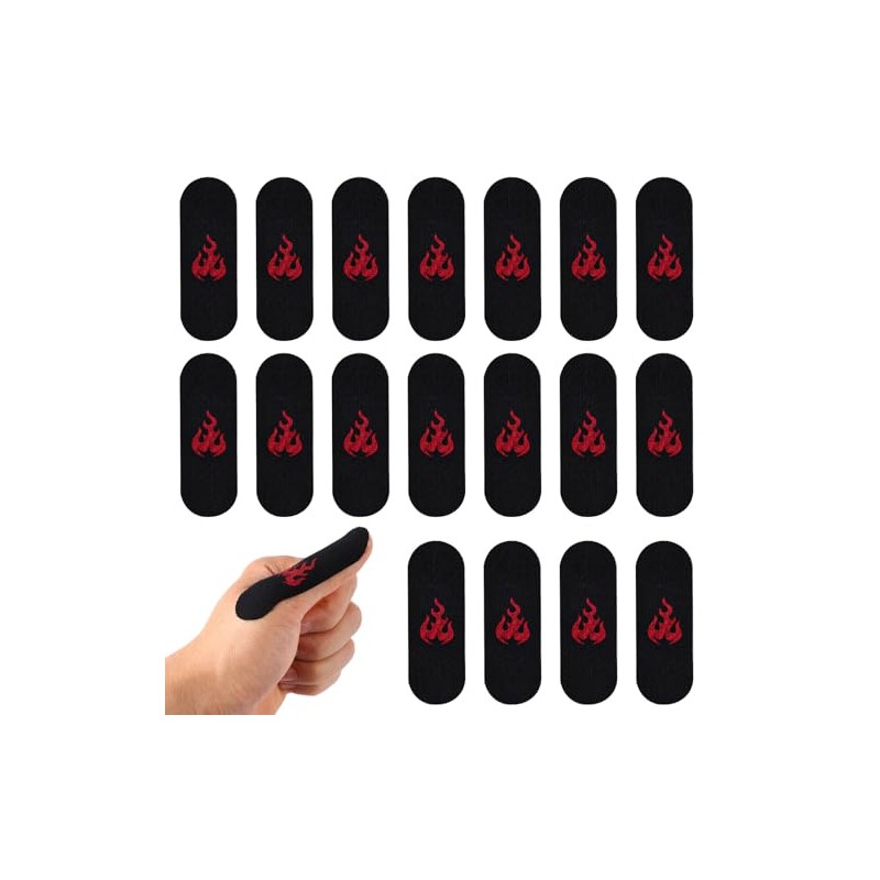 BOXOB 120pcs Flame Bowling Thumb Tape, Sweatproof Finger Tape for