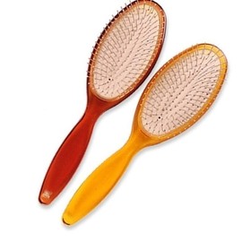 [SS62] Cushion hairbrush 401 transparent iron 6x23cm (random color) / [에스에스62]쿠션헤어브러쉬 401투명철 6x23cm(색상랜덤)