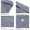LCK79002 Waist Apron 18 White x Blue