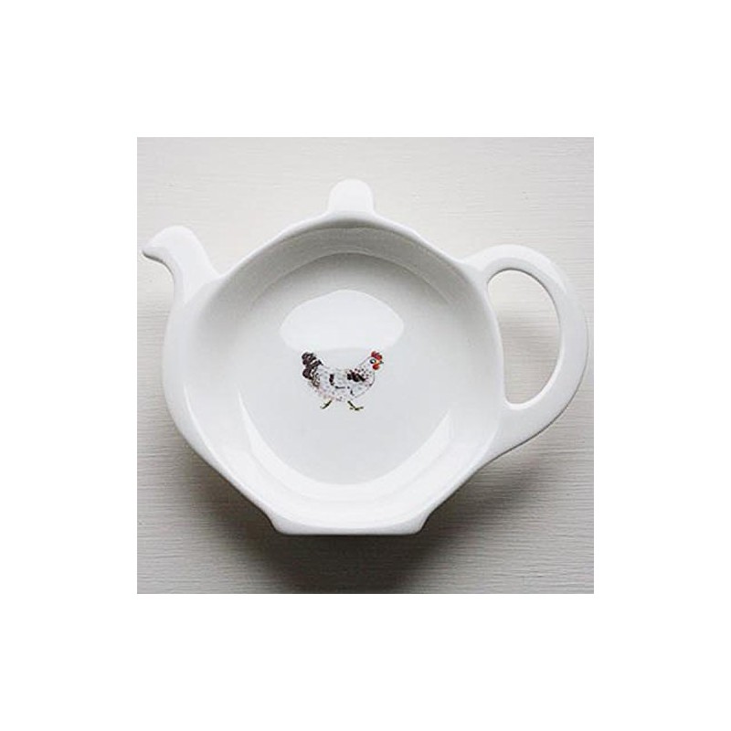 Sophie Allport Fine Bone China Tea Tidy - Chickens