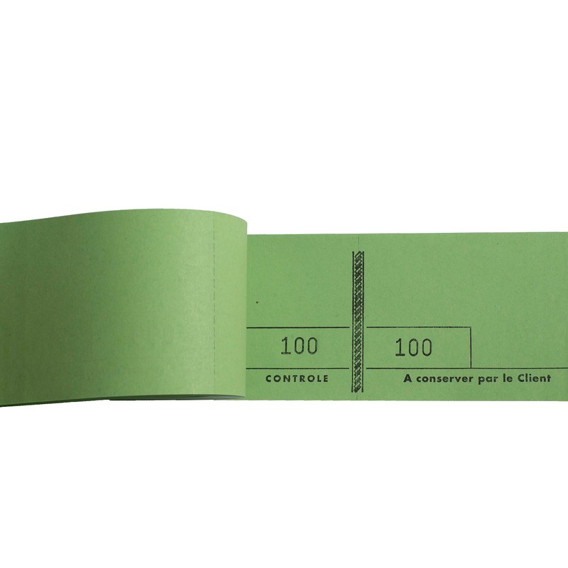 Blocs passe-partout 3 volets 4,8x15cm 100 feuillets