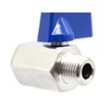 QiiMii SS304 New 1/4" Stainless Mini Ball Valve BSPT Famale