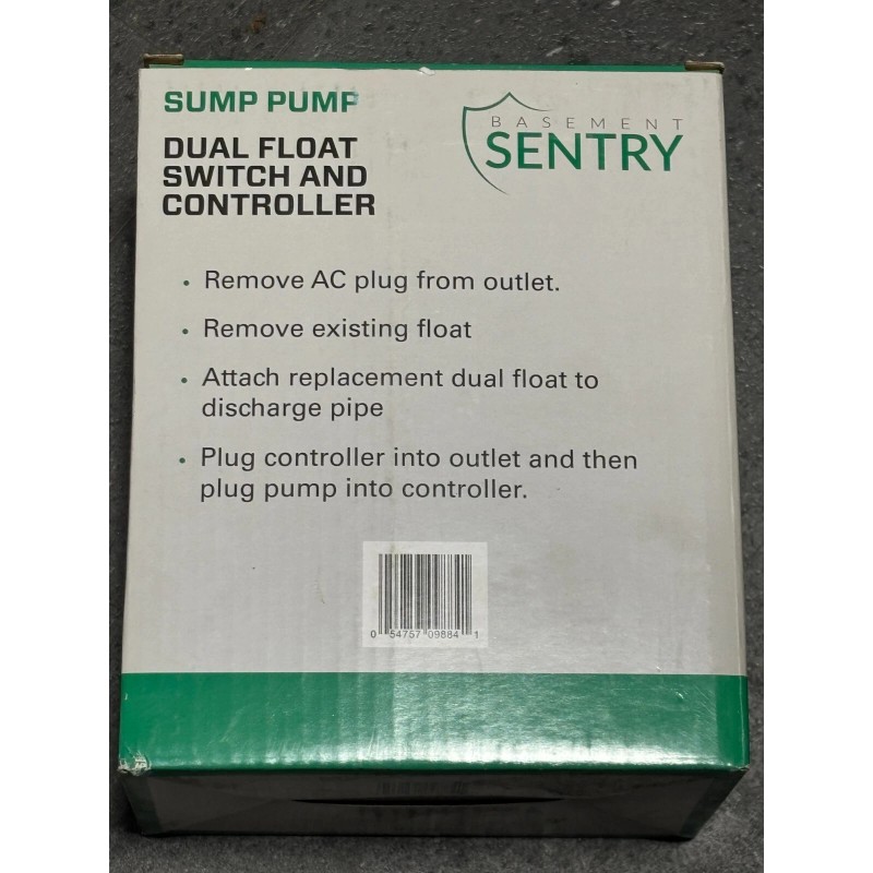 Sentry Basement Sentry Sump Pump Dual Float Switch & Controller