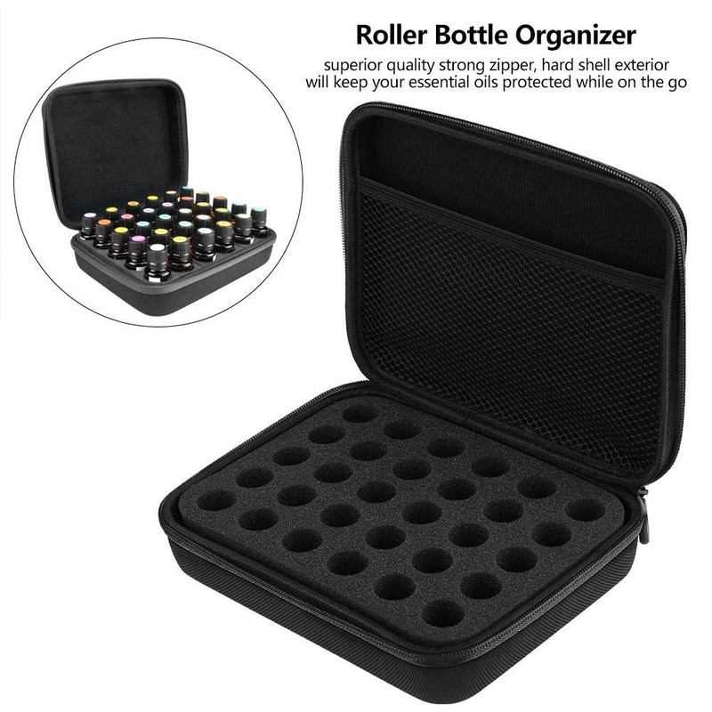 Wifehelper Essential Oil Carry Case, Hard Shell Case for Essential