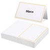 50 Pcs Place Cards for Table Setting, 2×3.34inch Table Tent