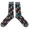 Sockfly NWT Guitar Dress Socks Novelty Men 8-12 Black Crazy